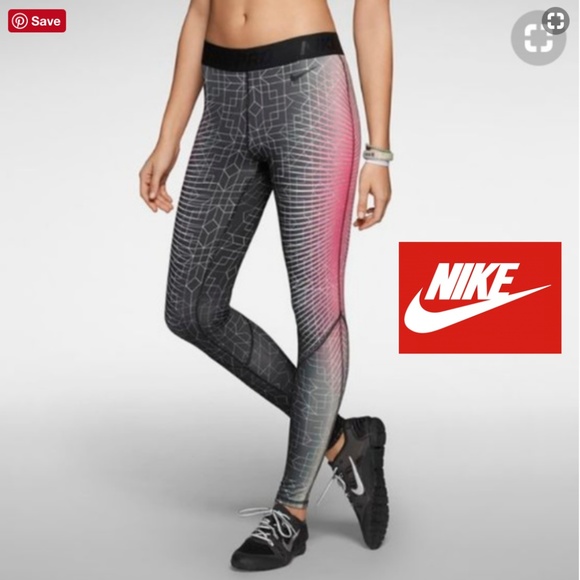 nike pro women's printed tights